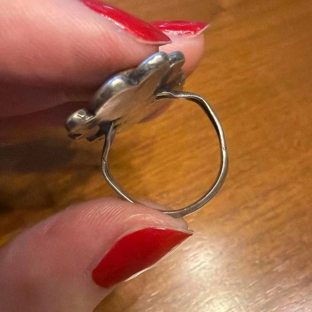 Vintage Sterling Silver and Turquoise Ring